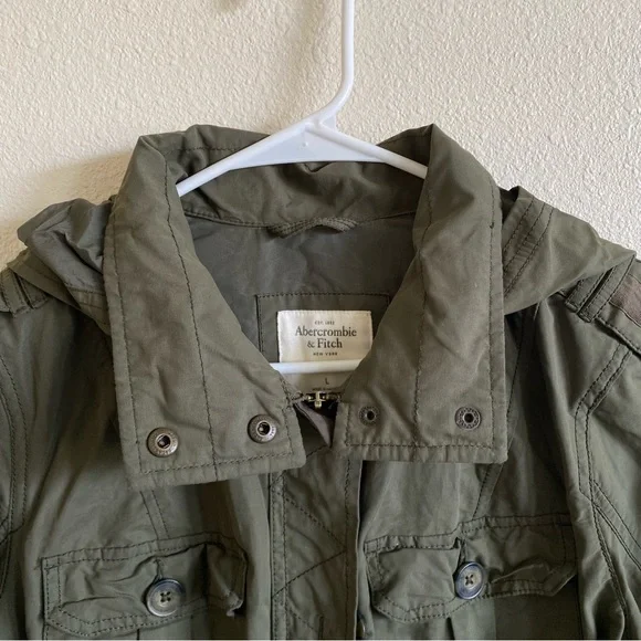 Abercrombie & Fitch Military Parka Jacket Size L - Picture 6 of 15